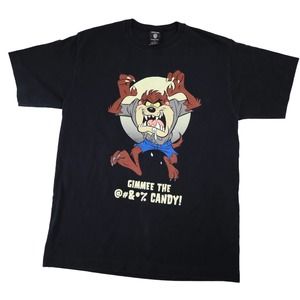 Vintage Looney Tunes Taz Halloween Graphic T Shirt